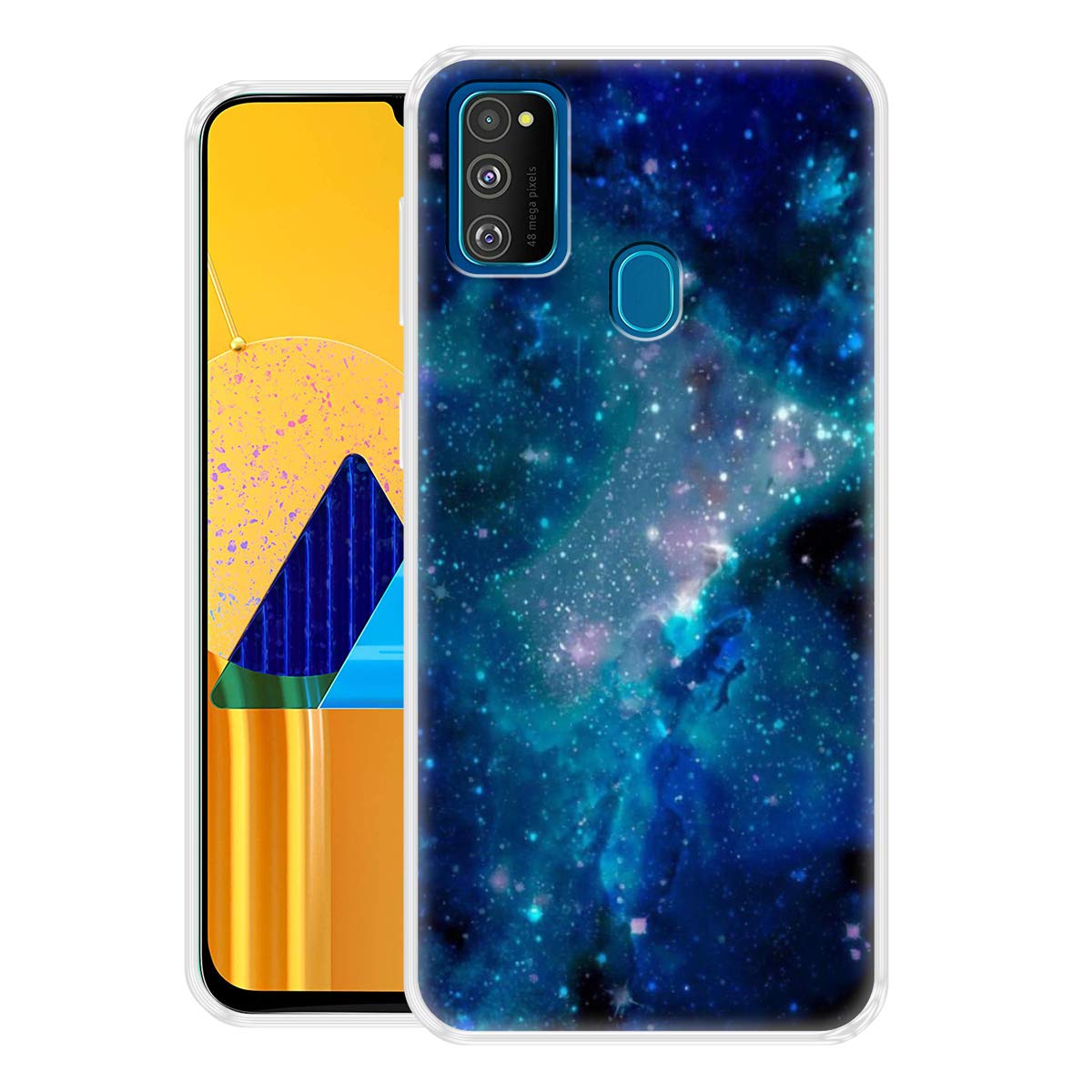 Fashionury Back Cover for Samsung Galaxy M21/ Samsung M30s Silicone,Multicolored (B07YY38566) Amazon Price History, Amazon Price Tracker