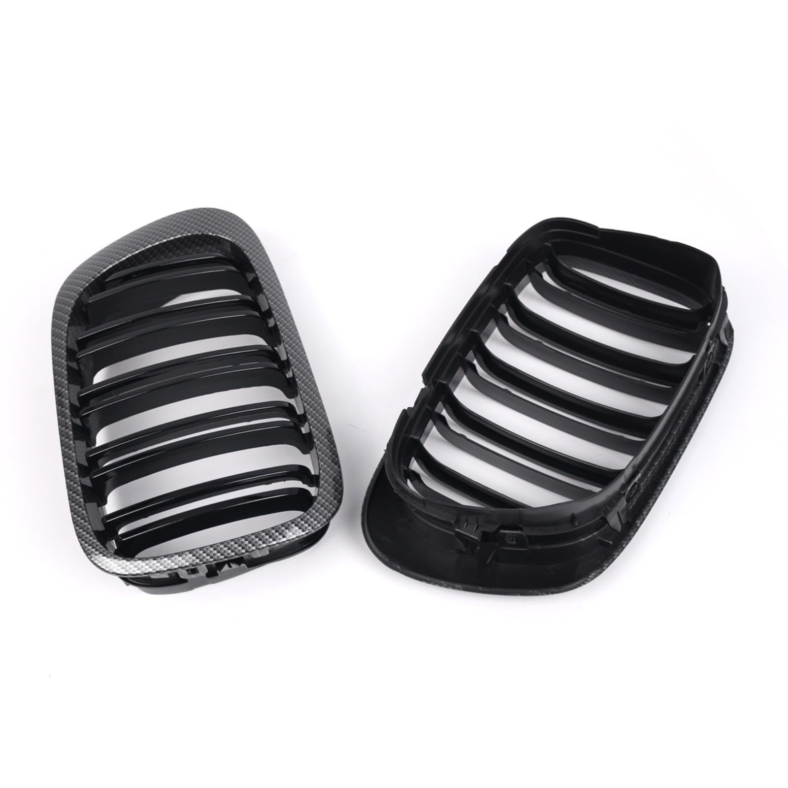 Parrillas delanteras para BMW Serie 3 E46 (1998-2002) con diseño de doble riñón, kit de rejillas