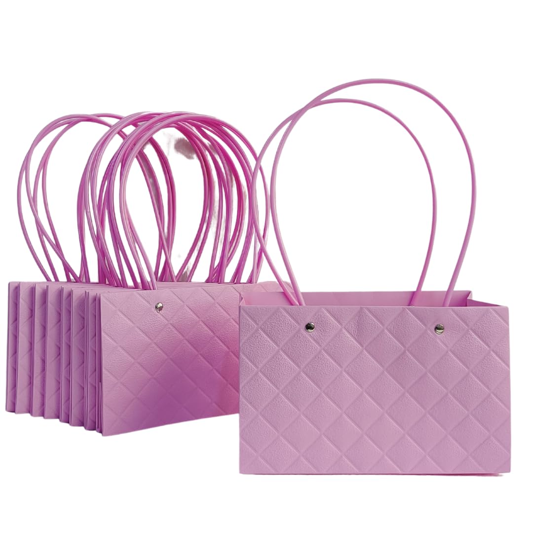Oasis Paper Gift Bag, Pack of 10Pcs, Foldable, Empty, Decorative, Reusable, 22X32 Cm, Multipurpose Birthday, Anniversary, Wedding, Return Gifts Hamper Packaging Embossed Square Pink (B0C9HJKC4R) Amazon Price History, Amazon Price Tracker