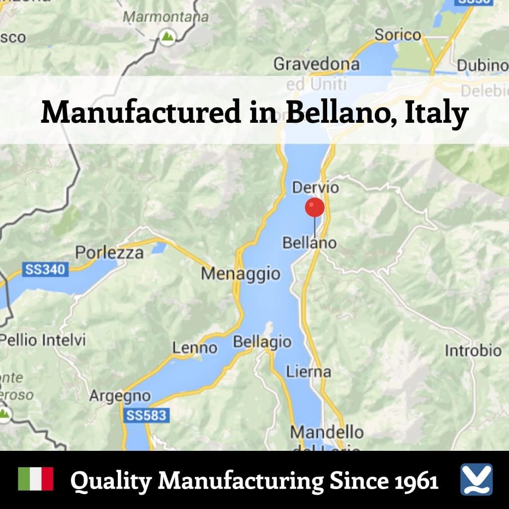 Viadana Stainless Steel Micro Blocks (17mm, Single Swivel)