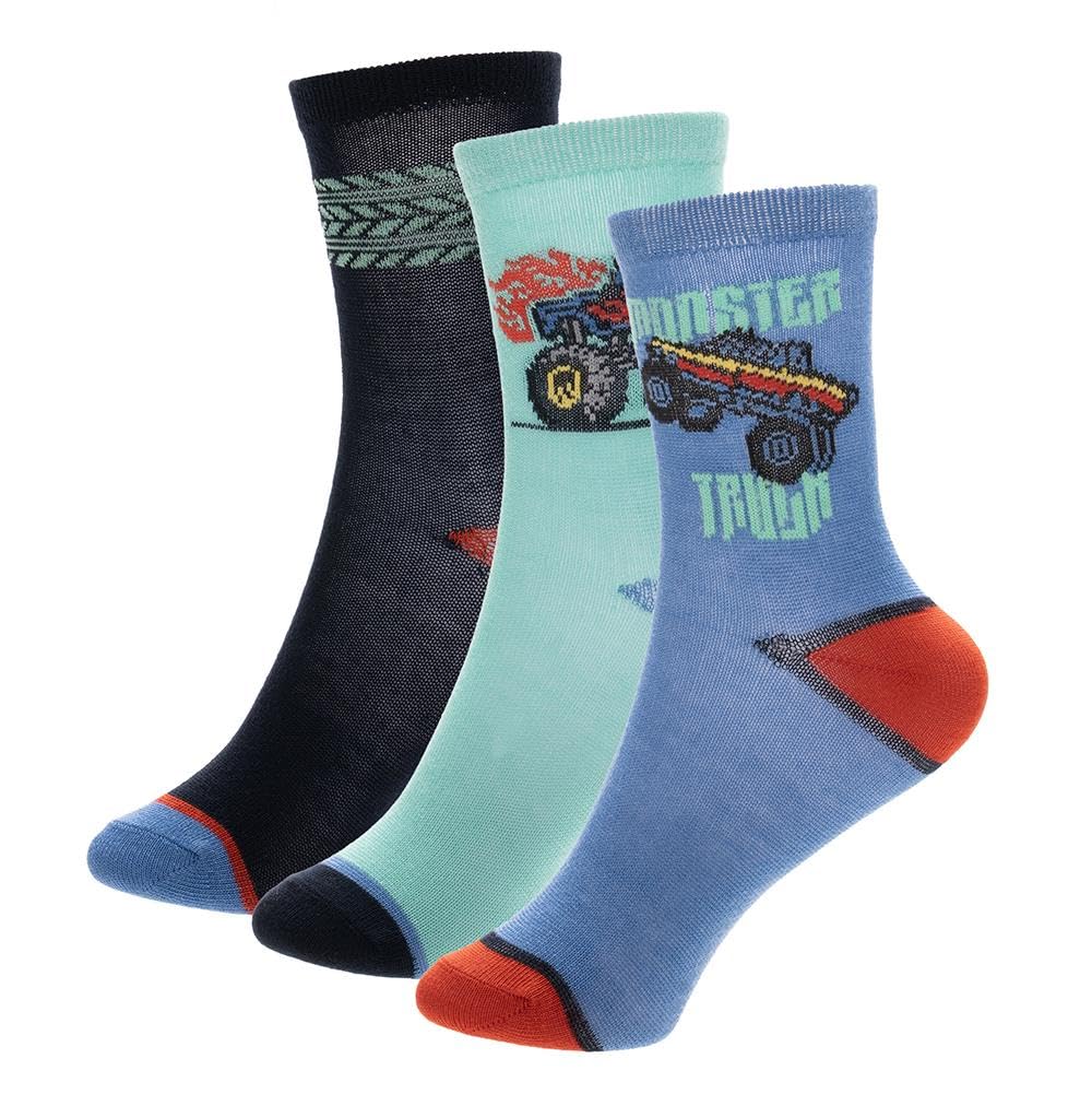 A2Z 4 Kids Garçons Bambou Dinosaure Requin Camouflage Surf Paquet De 3 Baskets Kids Chaussettes Âge 2-3 Année EU Chaussure Taille 23-26(6-8.5), 27-30(9-12), 31-36(12.5-3.5)