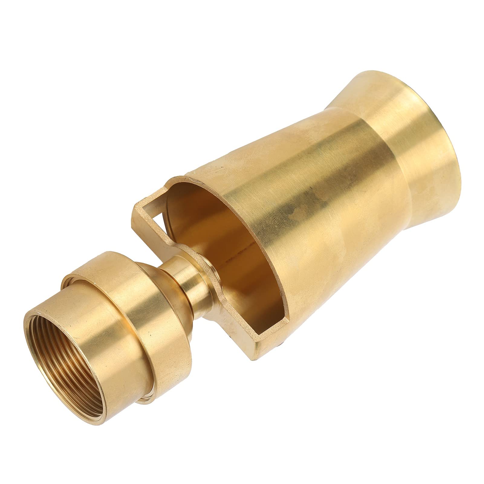 Water Fountain Nozzle Spray 1.5 Inch Internal Thread Brass Easy to Install Ice Tower Nozzle for Pond and Fountains