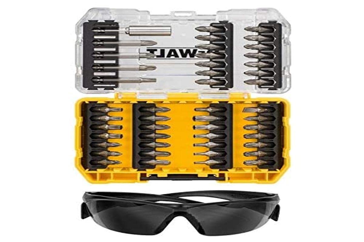 Dewalt DT70703-QZ DT70703 Screwdriving Set 47 Piece + Safety Glasses DEWDT70703Q