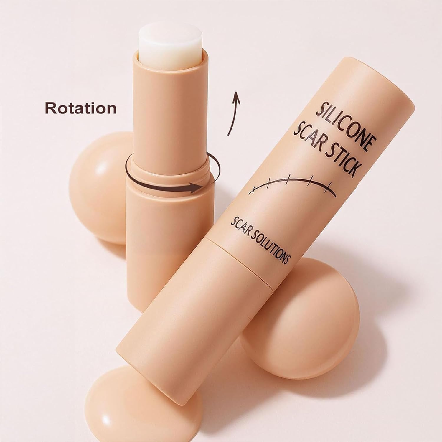 The 2025 Silicone Scar Stick,Scar Solution Contains A Natural Recovery Formula Of Centella Asiatica Extract And Vitamin E Suitable For All Skin Types (2PC) - Image 2