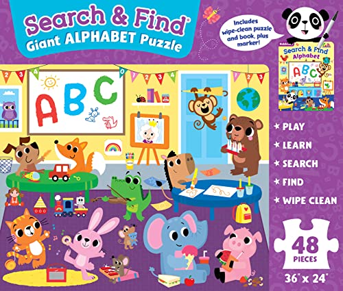 Book & Puzzle Alphabet (Search & Find)