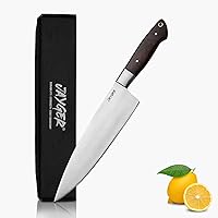 Vista 9 de Cuchillo de chef de cocina de Damasco - Cuchilla afilada - Cuchillos profesionales de espiga completa Cuchillo de carnicero - Cuchillo de barbacoa