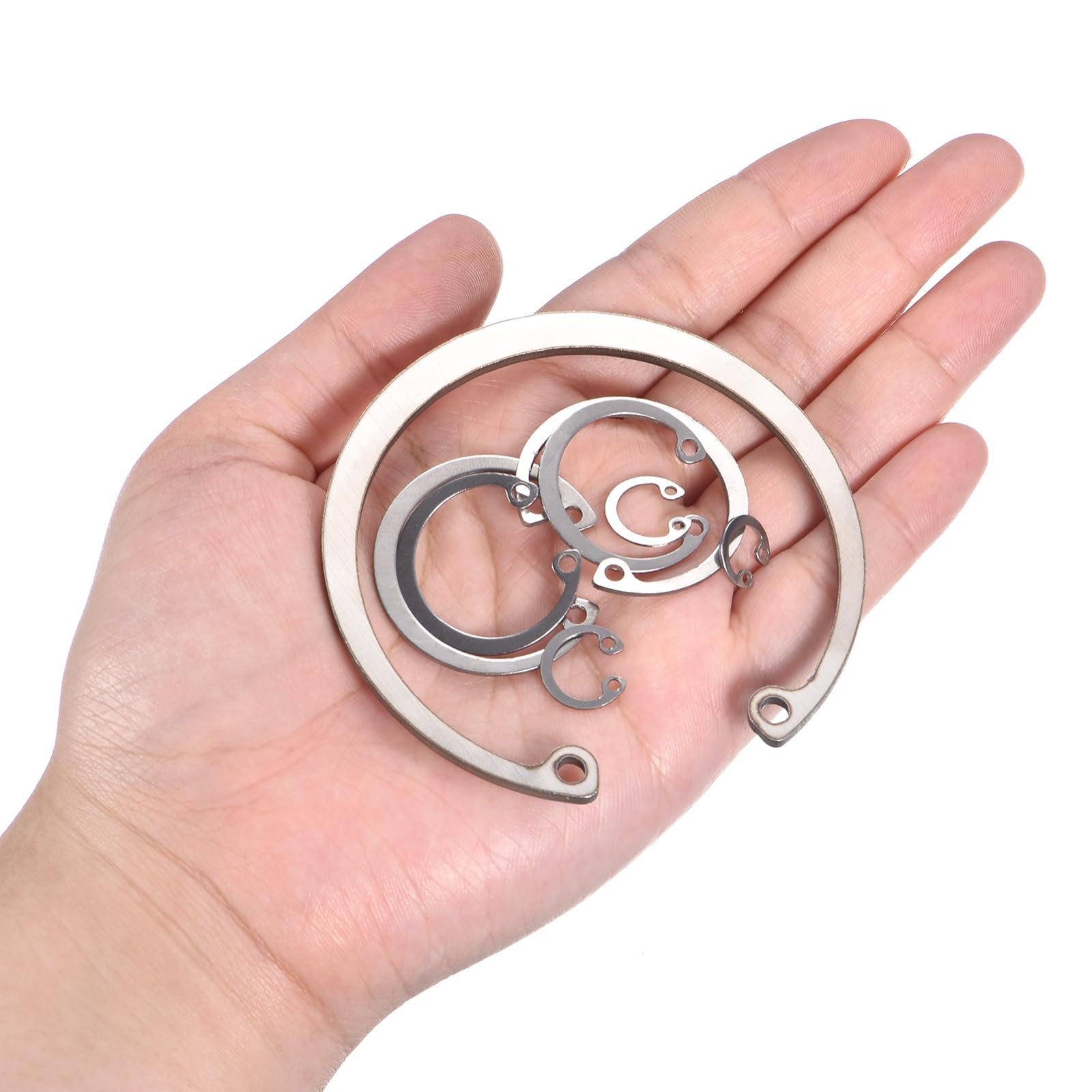 Stainless Steel Retaining Rings - 5 Pack -5