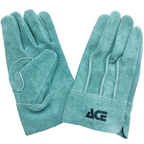 Amazon | [エース] プレミアム AAA級 牛床革使用 作業手袋 オイル加工