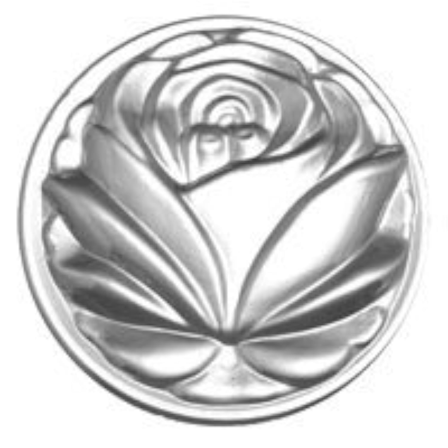Stained Glass Jewels - 40mm Cut Rose - Crystal-picture-16