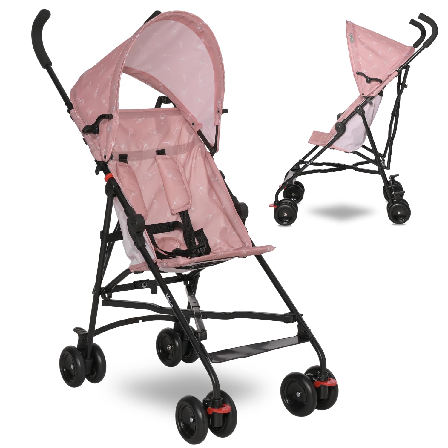 Lorelli | Sitzbuggy Vaya – leichtgewichtiger Buggy in Rosa