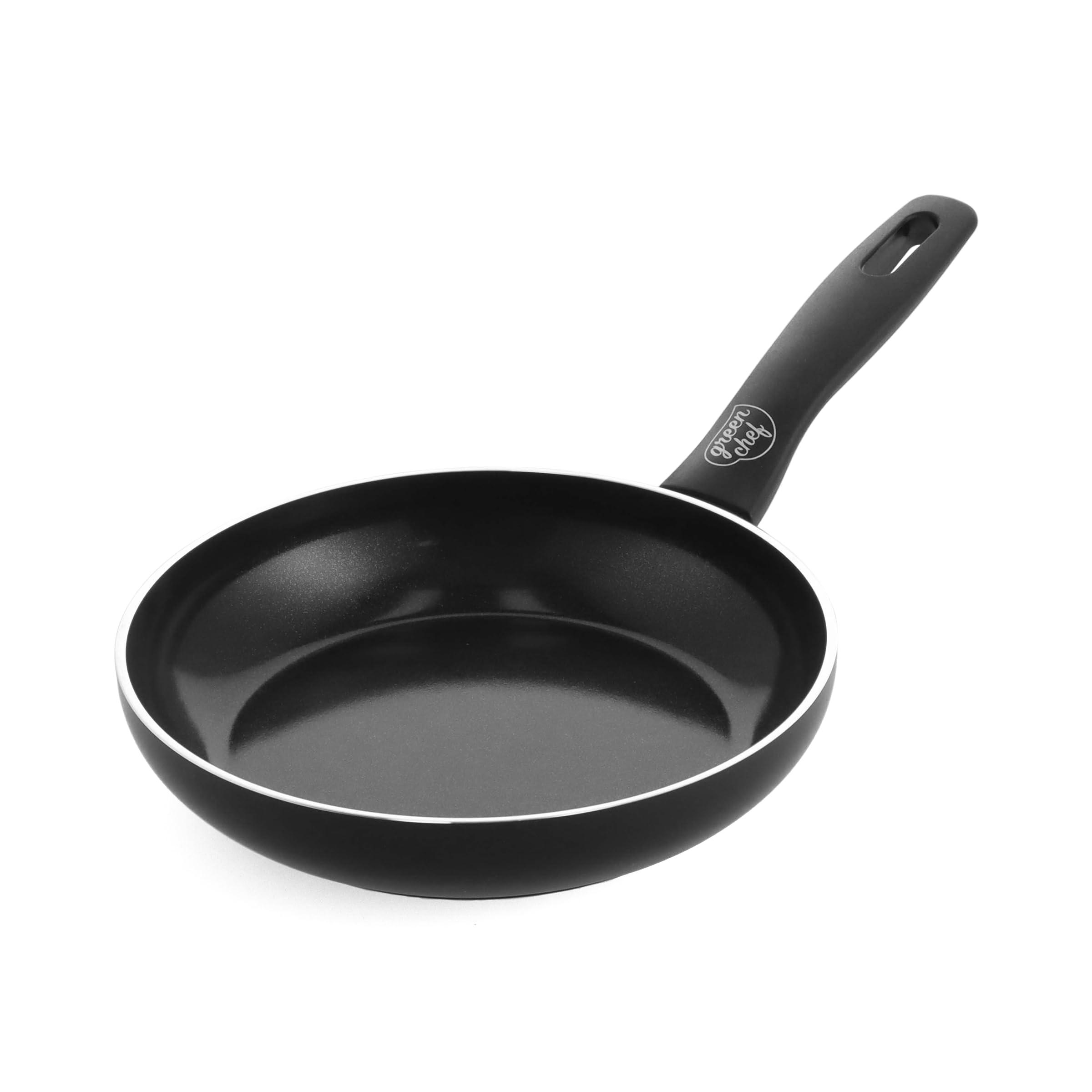 GreenChef Prime Sauteuse 24 cm avec couvercle en verre, Revêtement antiadhésif en céramique sans PFAS, Compatible tous feux dont induction, Passe au four jusqu'à 160 °C, Compatible lave-vaisselle