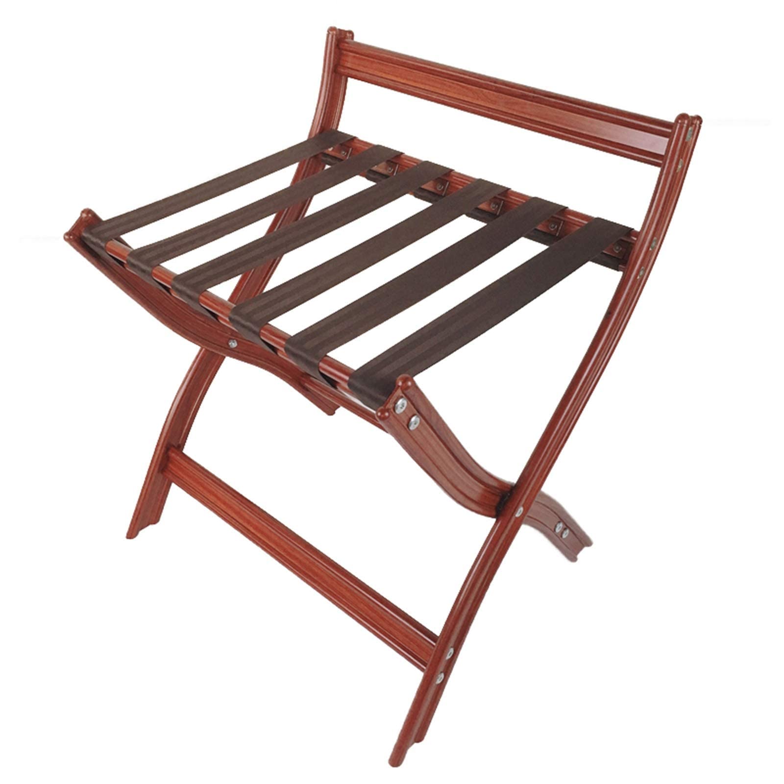 Porte-bagages pliable en aluminium 59x50x66 cm pour chambre d'amis