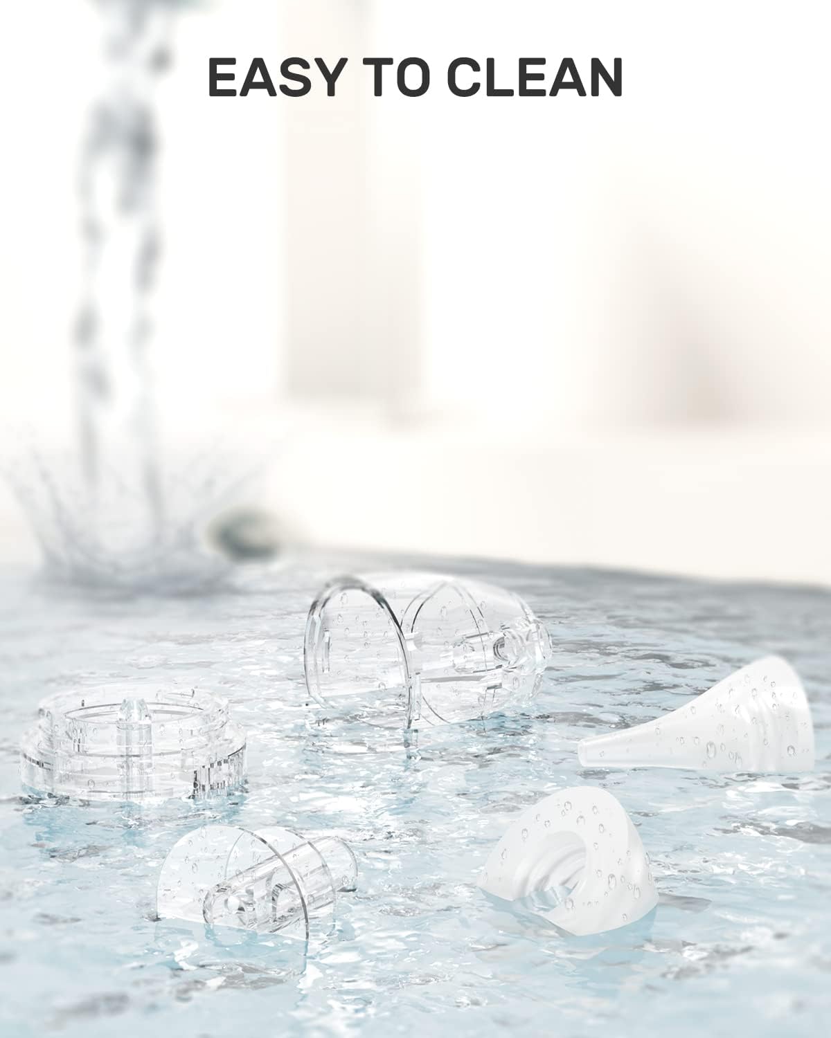 61sWkKVN10L._AC_SL1500_ Nasal Aspirator for Baby, Baby Nose Sucker, Electric Nasal Aspirator for Toddler, Baby Nose Cleaner with 3 Silicone Tips, Adjustable Suction Level and Music Volume