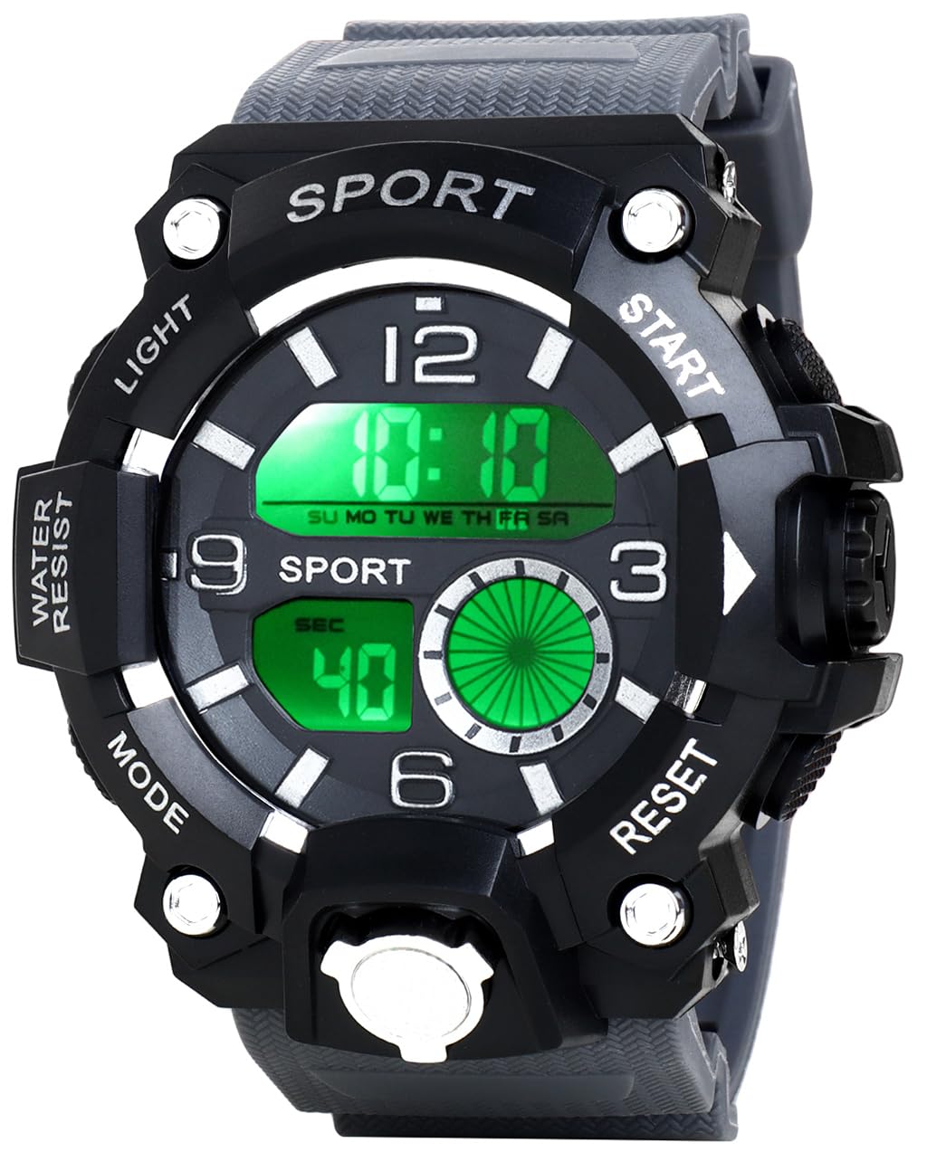 Trex Brand - A Digital Watch Shockproof Multi-Functional Automatic 5 Color Army Strap Waterproof Digital Sports Kids Watch for Boys Watch for Men (B0CVNPLW86) Amazon Price History, Amazon Price Tracker