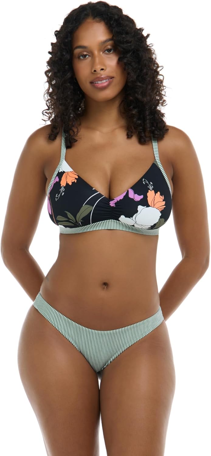 Body Glove Womens Surf Rider Fuller Coverage Bikini Bottom Swimsuit with Clean Finish Front - Image 2