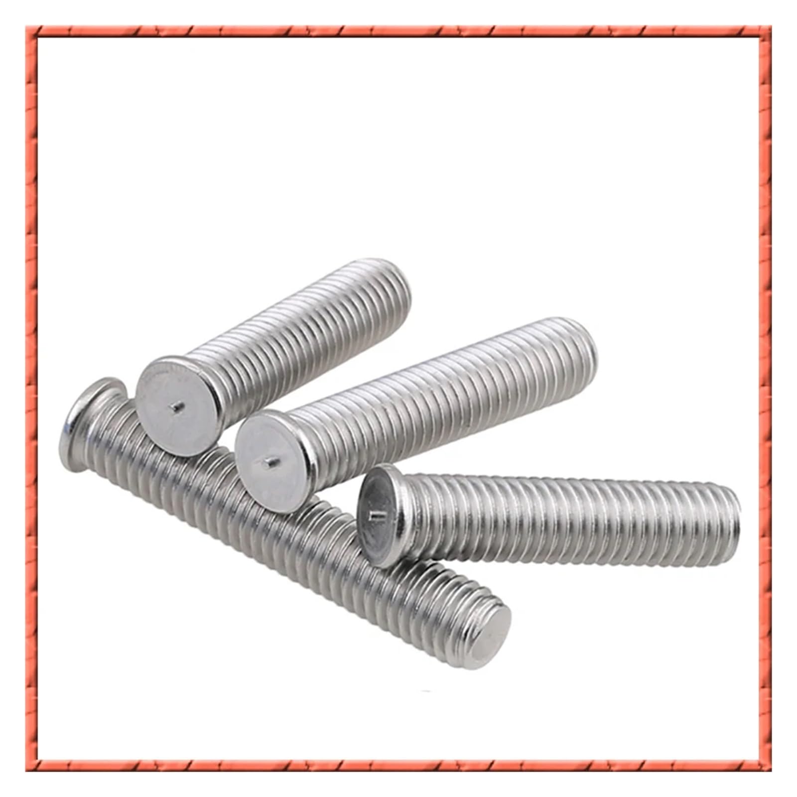 Perni a saldare in acciaio inossidabile, Viti for saldatura a punti in acciaio inossidabile 10-24 for a 200 pezzi Argento Dimensioni multiple(1",8-32)