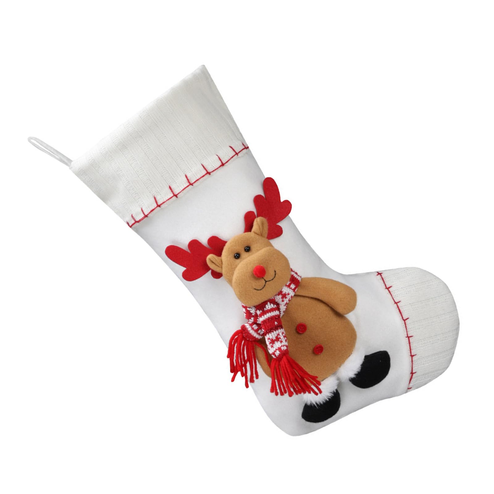 carotoe Present Bag Large Santa/Snowman/Deer/Penguins Christmas Stocking for Family Celebration Indoor and Outdoor Decoration Home Celebration Decoration