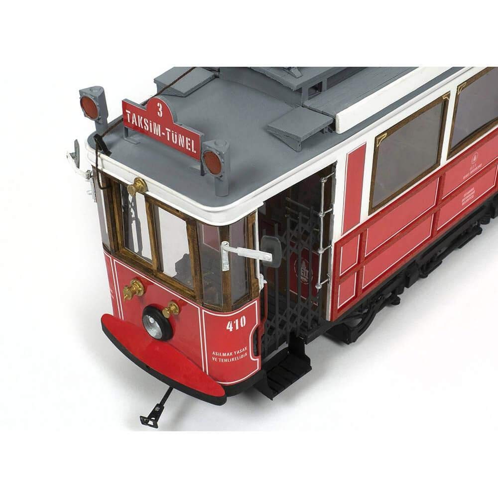 Occre Istanbul - SCULPTURE - Modell - Plastik - Rot - Tram - Tischplatte - Klassisch - Zuhause - Alle Jahreszeiten