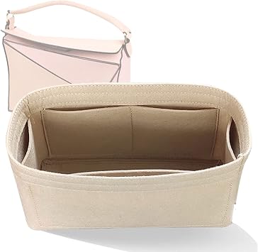 Lckaey Purse Organizer for loewe puzzle bag organizer small puzzle bag organizer insert 3066khaki-M