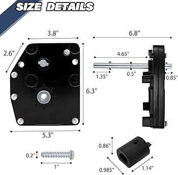 Amazon.com: 276602, RV Fifth Wheel Landing Gear Box Compatible