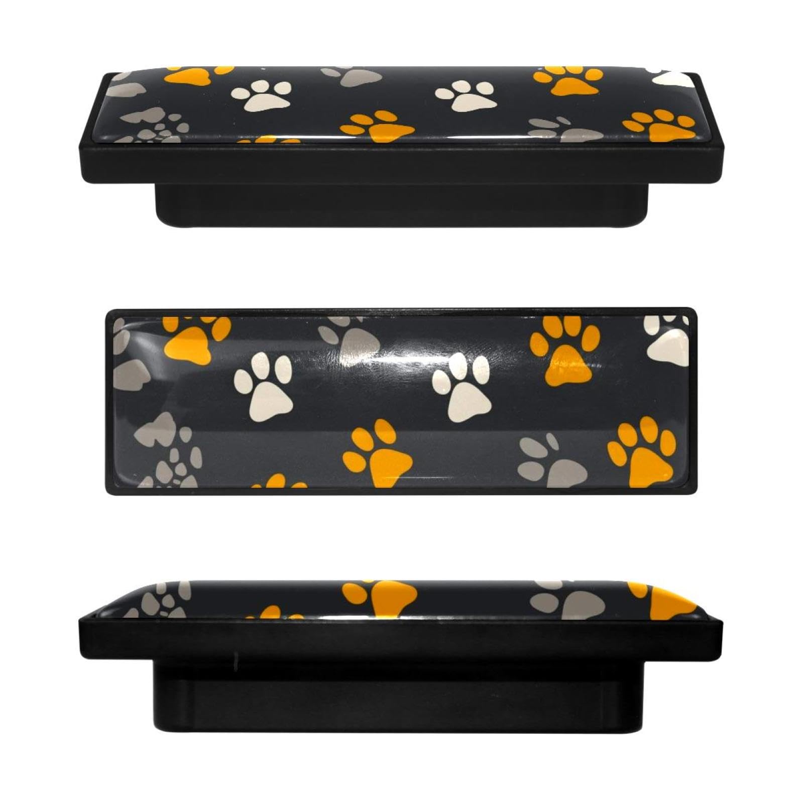Boutons de placard rectangulaires animaux pour décorer un bureau