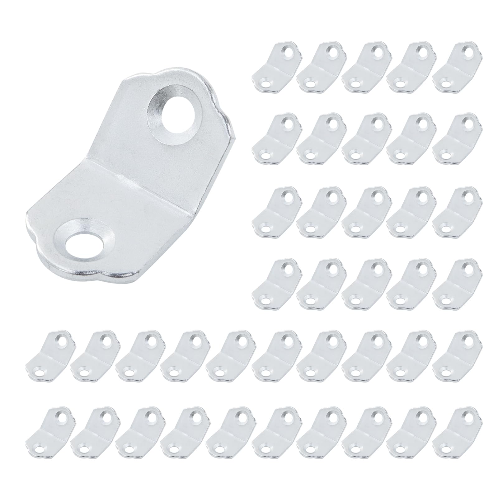 My Mironey Silver 135 Degree Corner Brackets Anti Inverted Iron Sheet Furniture Hardware 135 Degree Corner Joint Corner Braces Pack Of 40