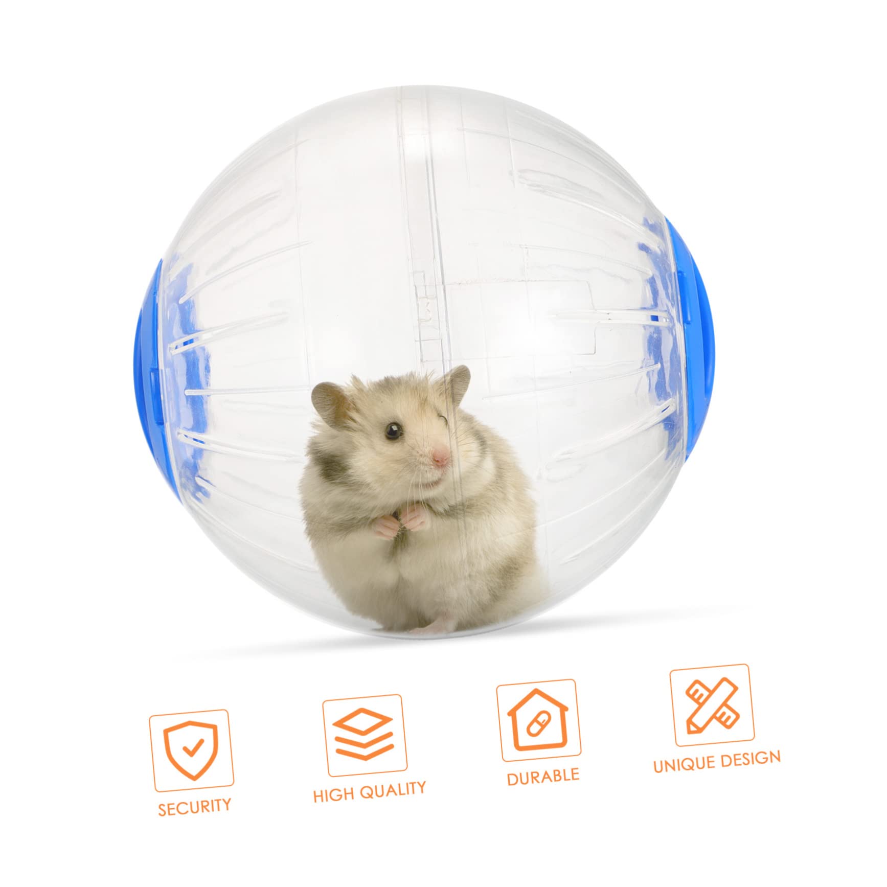 Toddmomy Hamster Running Ball Pet Supplies Squirrel Toy Guinea Pig Toys Sports Plaything Boredom Relief Healthy Growth