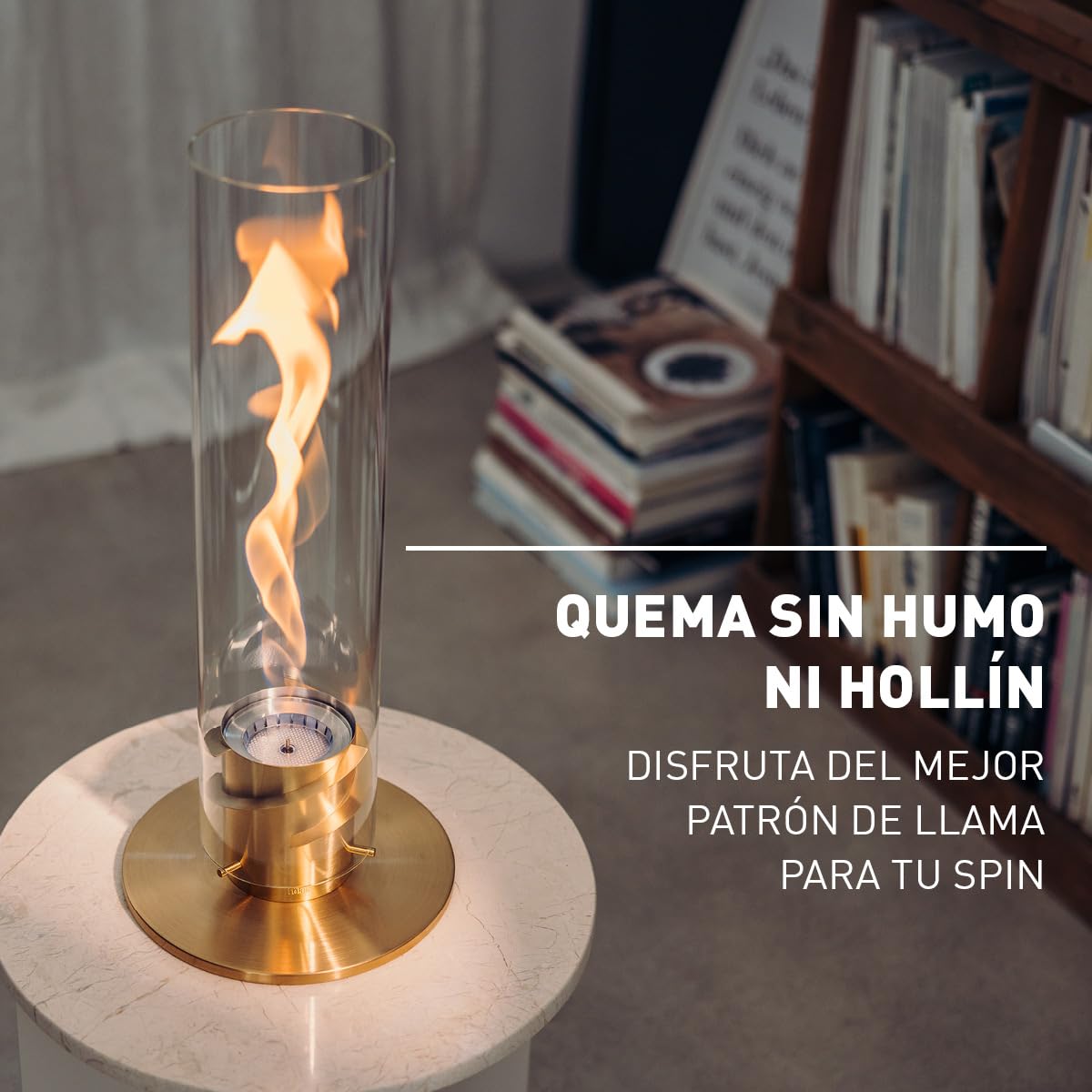 höfats - Bioetanol líquido para Spin 900 | 1200 - etanol sin humo ni hollín - 6 x 1 litro - accesorios para Spin 900 | 1200 y Bio-Burner, la chimenea de mesa para uso interior y exterior