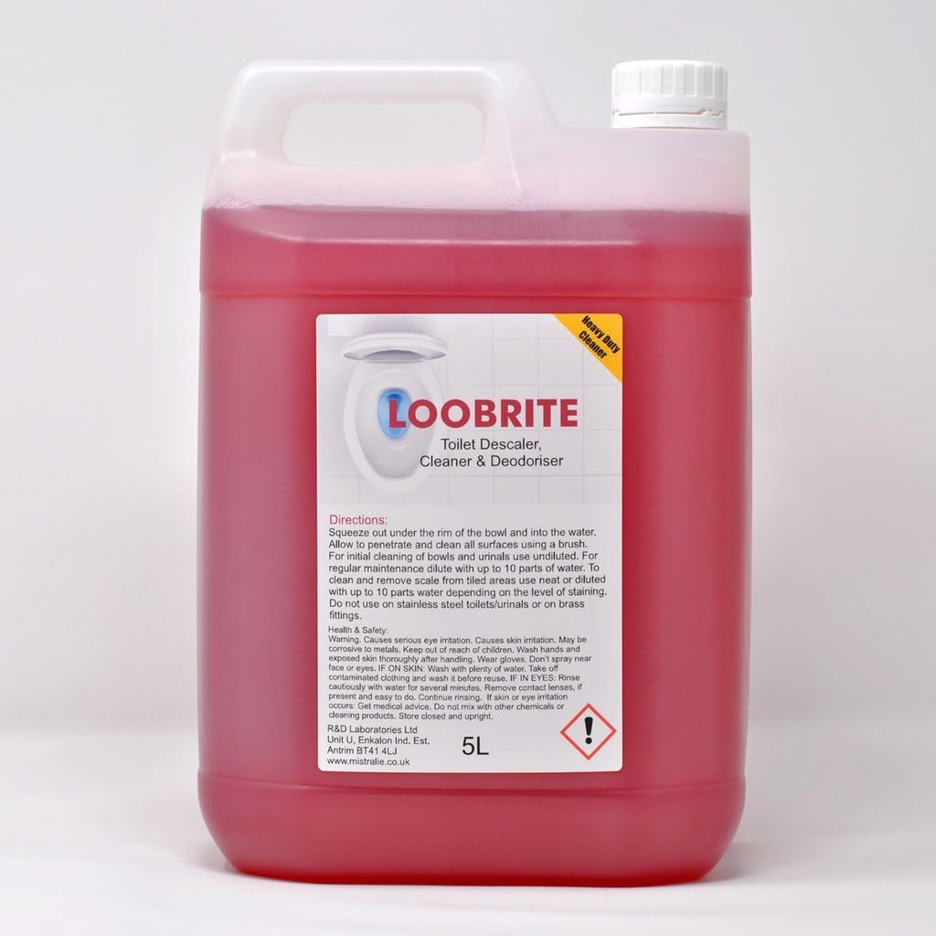 Mistral LOOBRITE Acidic Toilet Cleaner, Descaler, Disinfectant