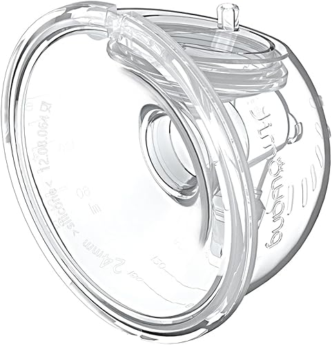 Juego completo de vasos colectores de leche compatible con Momcozy S12 ProS9 Pro manos libres con sacaleche portátil, válvula de pico de pato