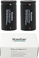 Vista 1 de Kastar Battery 2-Pack Replacement for 3.7V 1200mAh Li-ion IMR18350, Flat Top, High Drain 7A Discharge Rechargeable Lithium-ion Battery