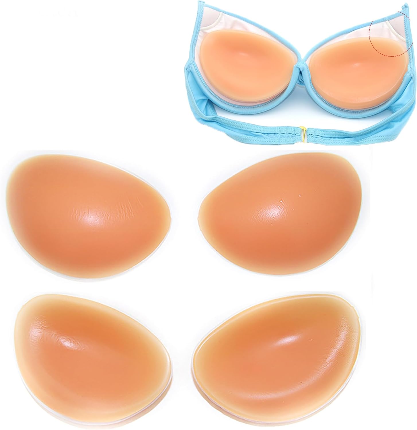Majurphy Silicone Bra Inserts Pads,Boomba Breast Enhancer