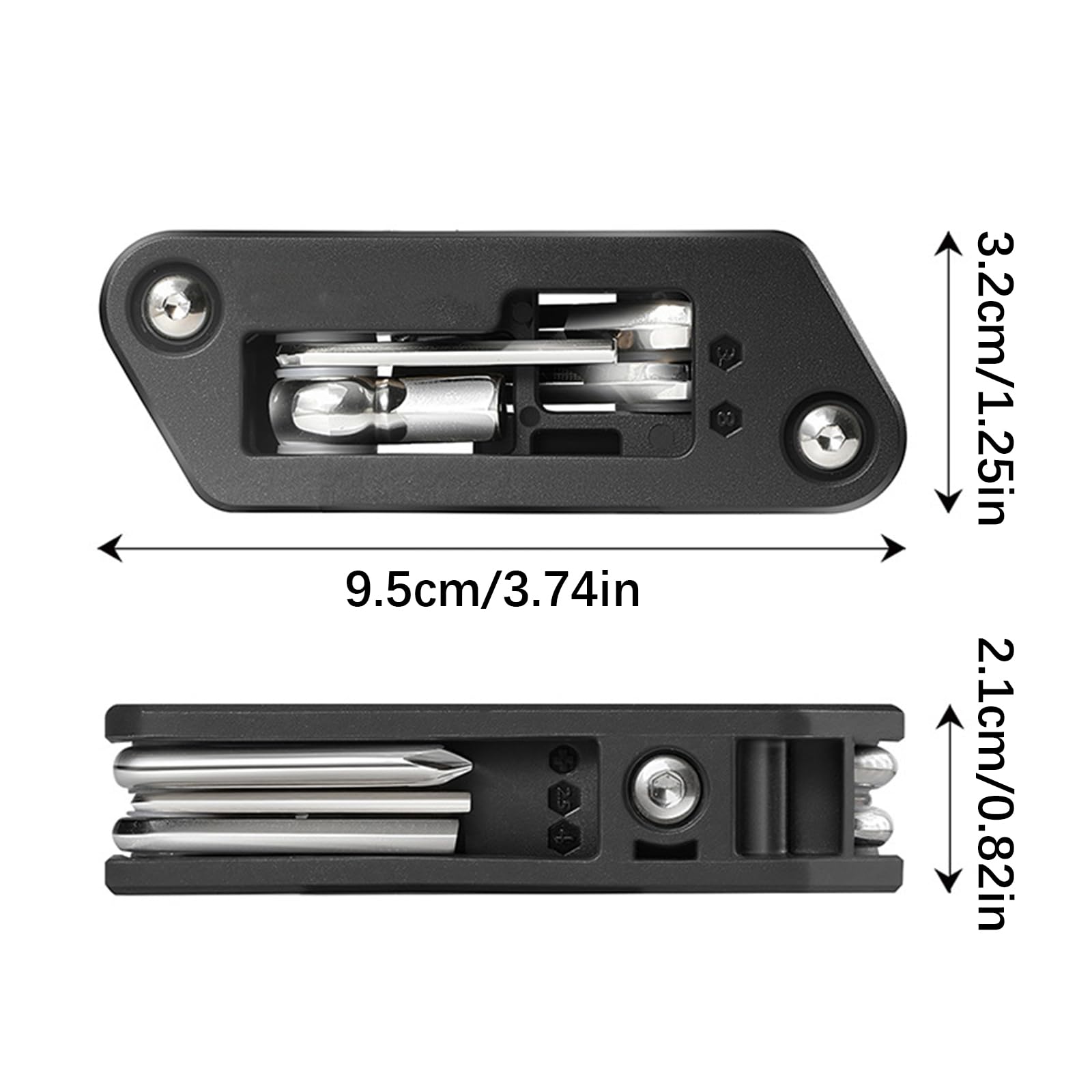 Herramienta de ciclismo para bicicletas de viaje, llave de mantenimiento, multifuncional, juego de herramientas de reparación de ciclistas, multiherramienta