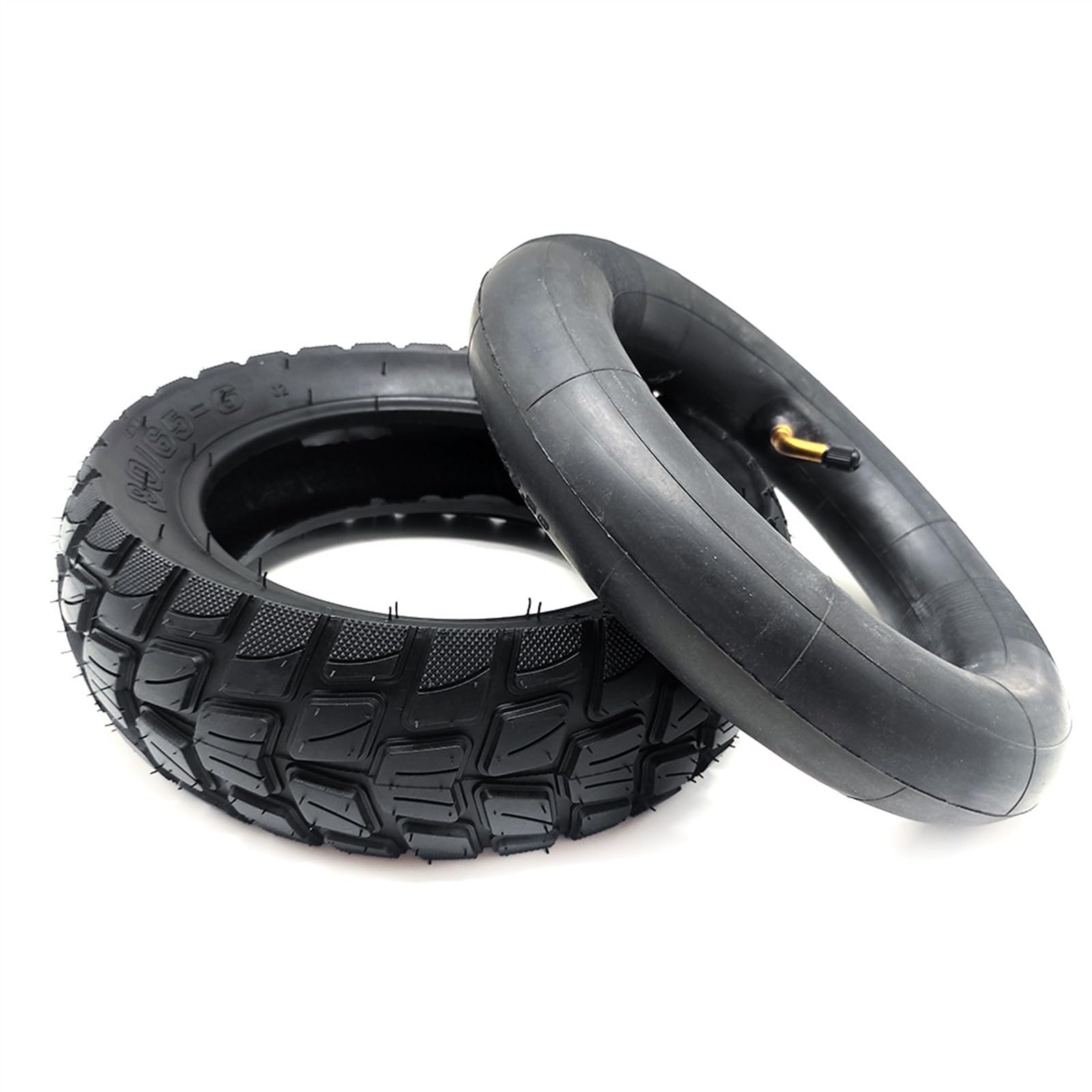 CáMara De Aire 80/65-6 Neumático para scooter eléctrico 10 pulgadas 10x3.0/2.50 Actualización universal del tubo exterior interno neumático de carretera(Inner outer tire A)