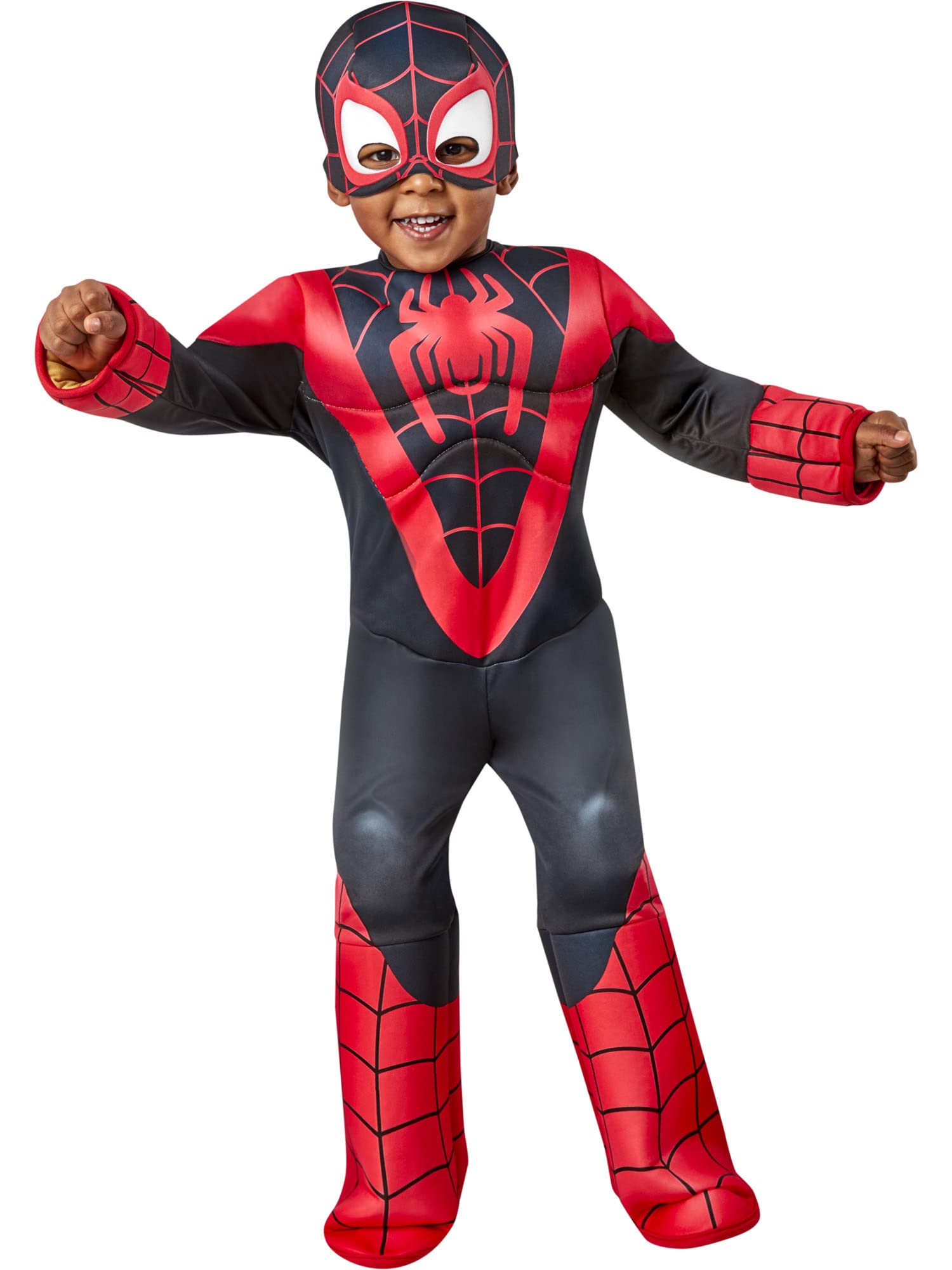 Rubies Costume ufficiale Marvel Spidey e i suoi incredibili amici Spinn Deluxe per bambini