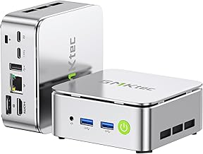 GMKtec Ryzen 5 Mini PC W11 Pro 3500U (4C/8 T4.50GHz), Mini Computer G10, 16GB DDR4 RAM 3200MHz+256GB PCIe 3.0x4 SSD,WiFi 5,USB 3.2,USB-C,BT 5.0