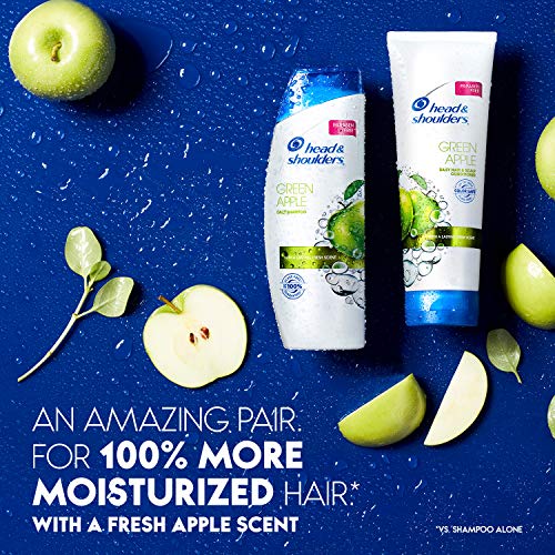Head And Shoulders Shampoo, Anti Dandruff Treatment And Scalp Care, Green Apple, 32.1 Fl Oz, Twin Pack #TOP3