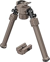 Vista 8 de CVLIFE Picatinny - Bípode para rifle con adaptador de altura ajustable, bípode de rifle resistente y duradero para caza