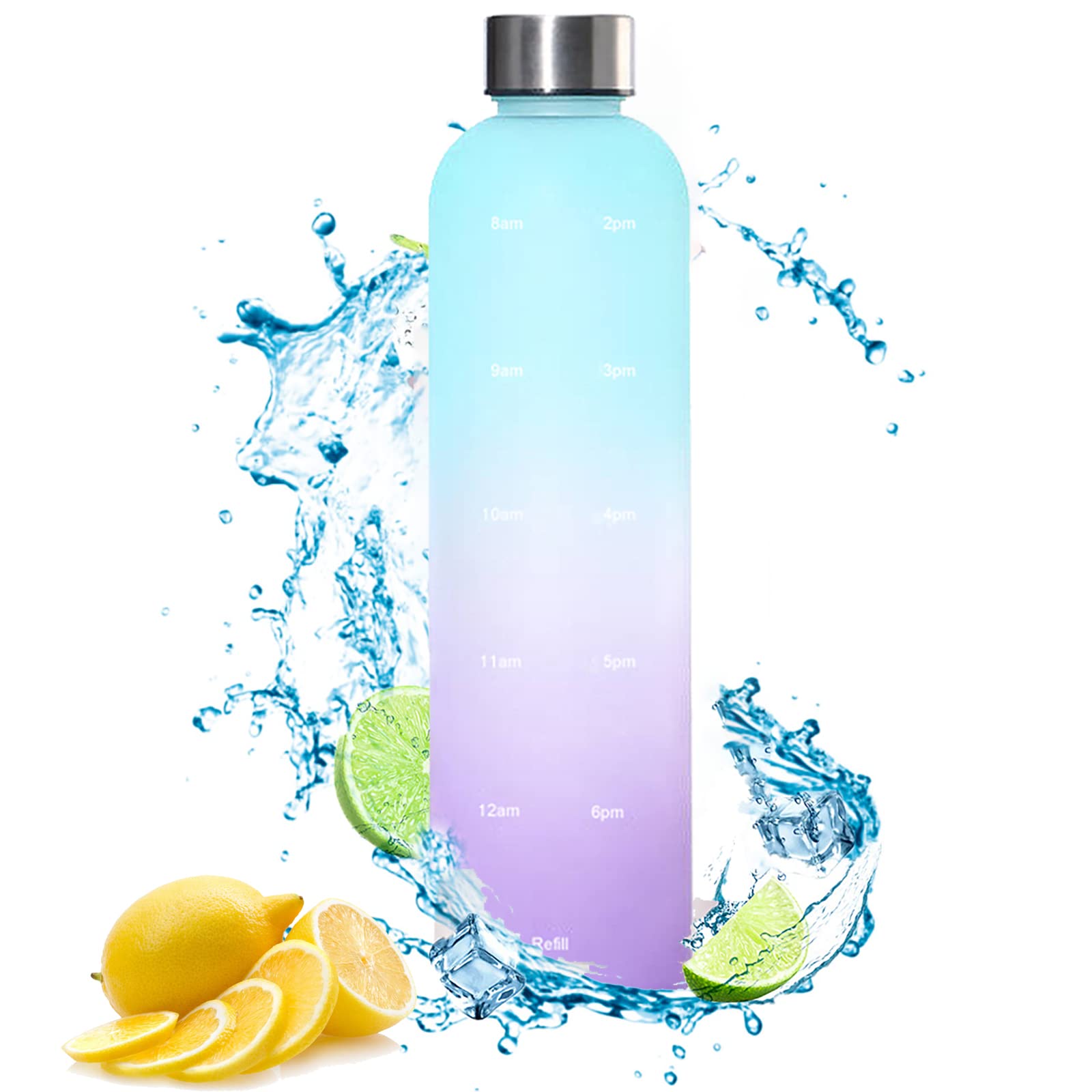 Amazon｜ボトル 水筒 1リットル 直飲み スポーツボトル おしゃれ 半  