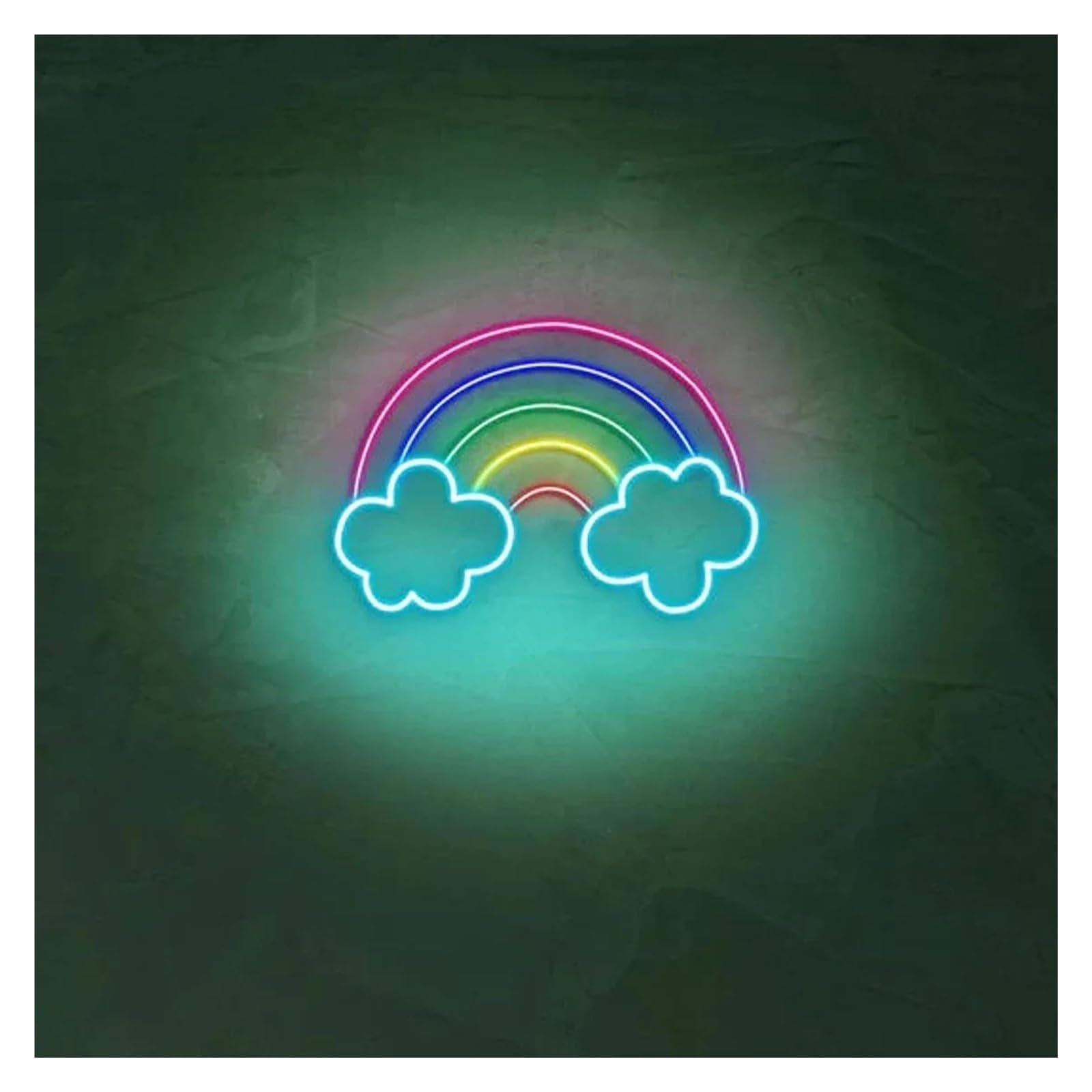 Insegna al neon Per arcobaleno per luci al per neon per alimentazione per regolabile 30cmx38cm