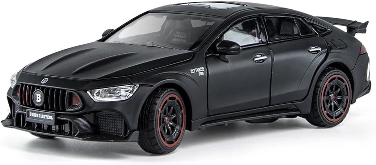 Invite 1:32 Diecast Model Alloy B-M-W M4 Metal Pull Back Car with Sound Light, Openable Doors, Toy Vehicles for Kids Gift, car for Kids [Black-Color] — Amazon image 26