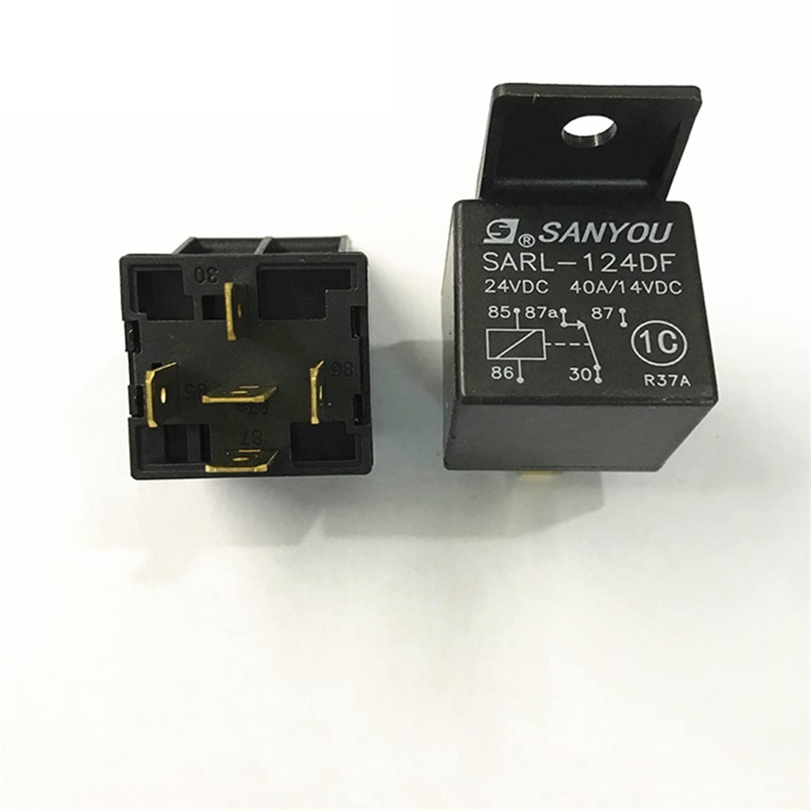 GJZIFGFWQ 1pcs 5pin 24V Car Relay SARL-124DF 24VDC