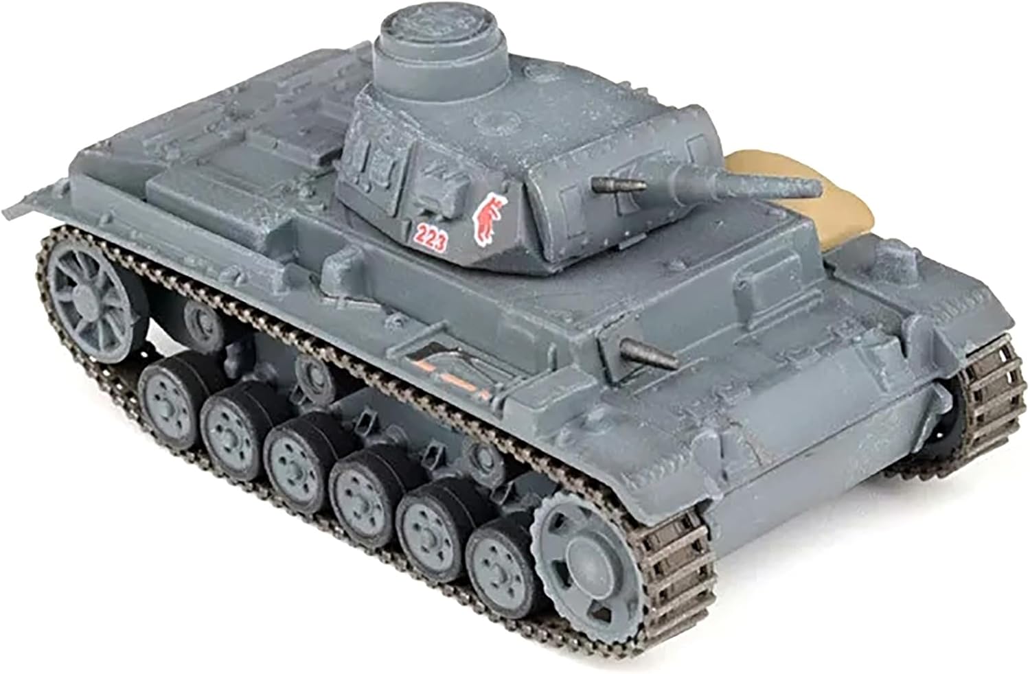 7.5cm Diecast 1/72 WWII German Army Sd.Kfz.141 Panzer III G Tank Model Souvenir US