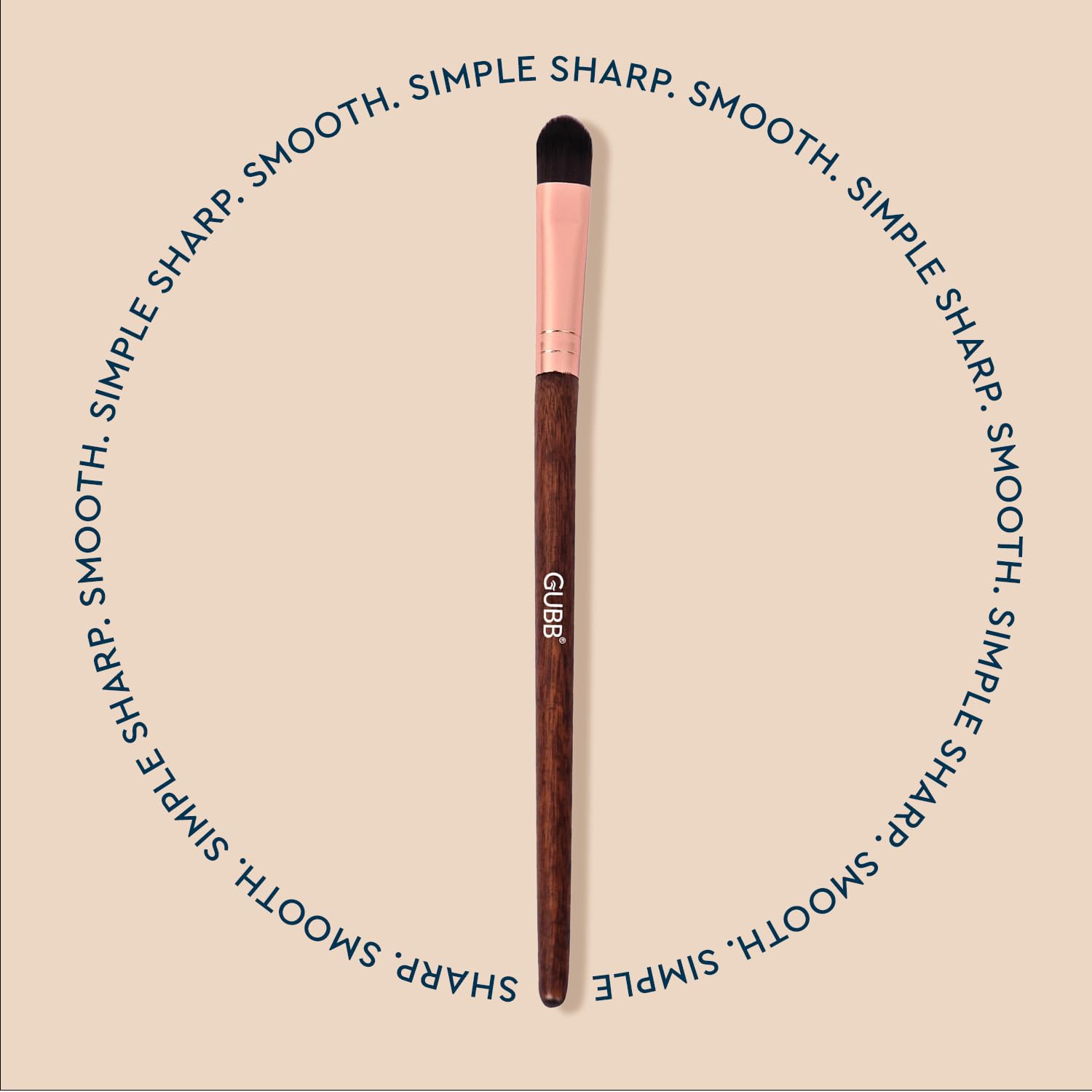 GUBB Eyeshadow Brush Professional Wooden Eye Makeup Brush 3