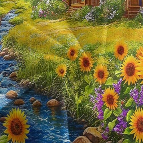 Housse de couette tournesol 3D à fermeture éclair cachée pour lit simple microfibre - 7