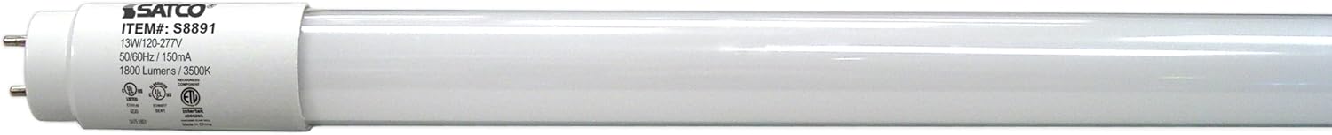 Satco S8891 13T8/LED/48-835/DUAL/BP-DR (25pack)