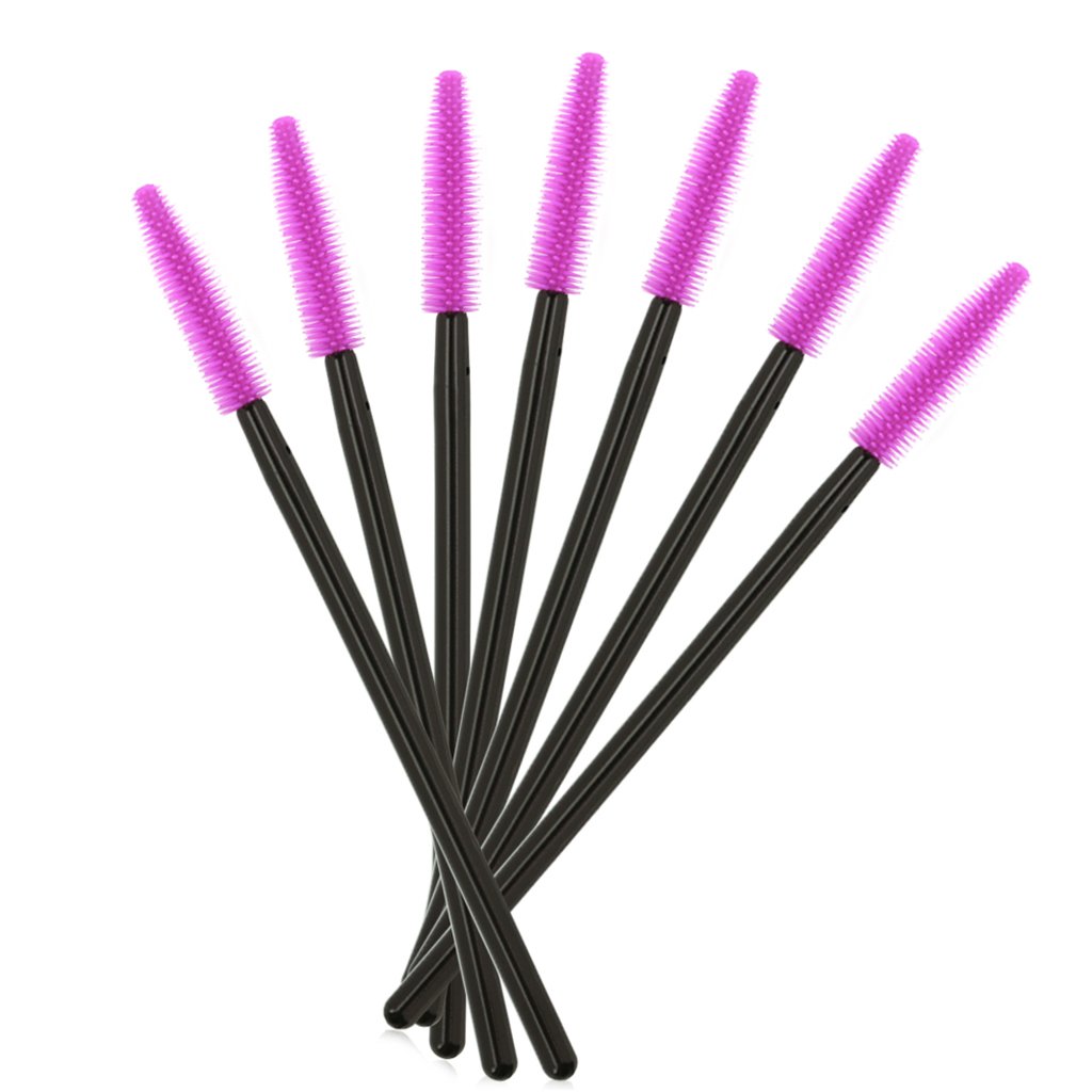 DSYbeauty 50pcs Disposable Silicone Mascara Wands Eyelash