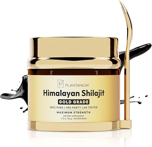 Resina Shilajit pura del Himalaya 1.76 oz, 100 porciones, más de 85 minerales traza, 78% más de ácido fúlvico. Energía, vitalidad y apoyo