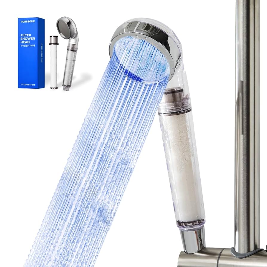 HOLISTIC　CURE　SHOWERHEAD MineralStream Ionic Shower Head 2.0 + Hose | Ecowater Spa