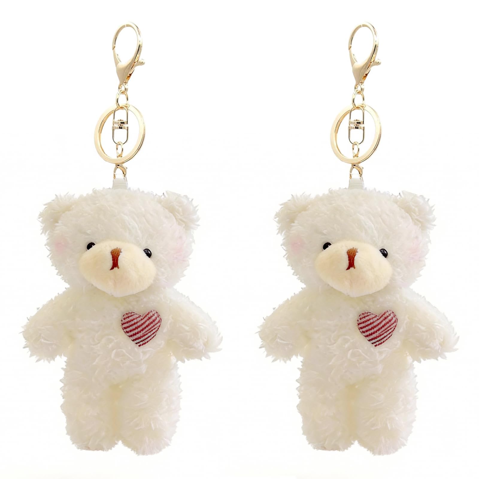 Lot De 8 Pendentifs Réfléchissants Ours Mignons – Réflecteurs De Sécurité Pour Enfants, Sacs, Vélos Et Marche Nocturne